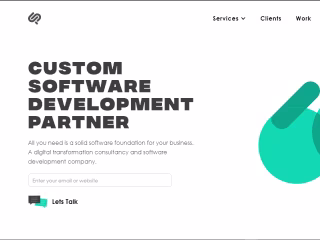 Webflow project for A Software House