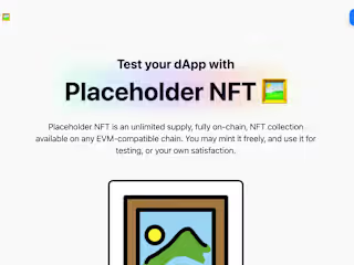 Placeholder NFT 🖼