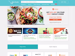 (Dealsshutter.com) Coupons and deals portal for online shopping