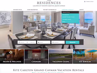 The Ritz-Carlton Website Design