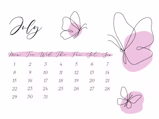 MINIMALISTIC CALENDAR FOR 2024
