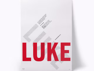 Typographic Posters