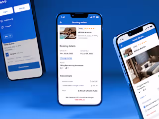 Redesign of booking service website