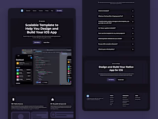 Native for iOS - Landing Page in Framer