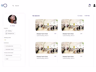 UI/UX Design for a Coworking Management Platform