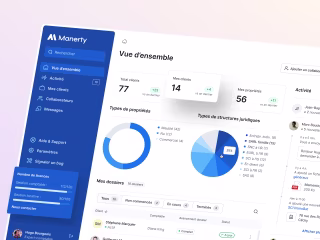 Branding & SaaS tool design for real-estate management startup