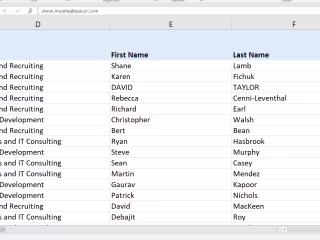CRM data cleaning