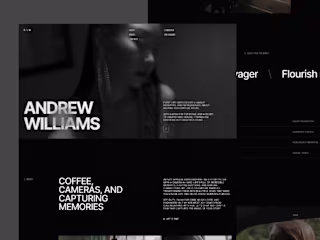 AWilliams - Videographer | Framer Website