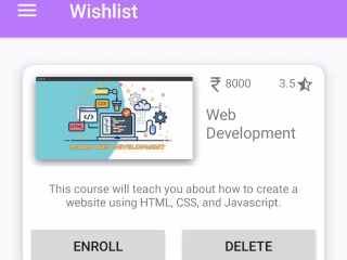 Mobile Application for Online Course Platform