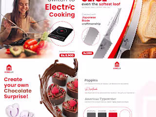 Social media posts and content design
