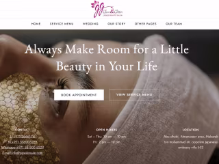 Gloss and glitter ladies beauty salon