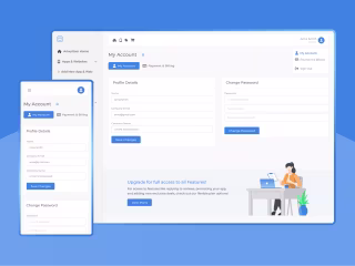 Client webapp UI/UX design