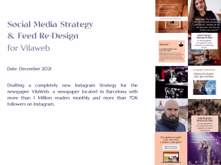 Social Media Strategy & Feed Re-Design