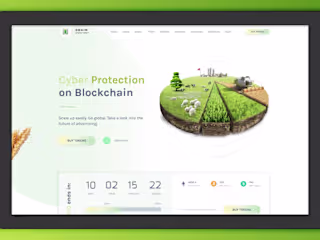 Figma to HTML Blockchain Company Website