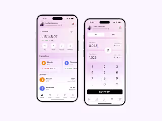 UI/UX Design Concepts for Crypto Wallet App