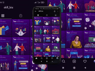 Instagram creatives for online conferences :: Behance