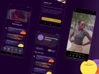 UI redesign of Headspace