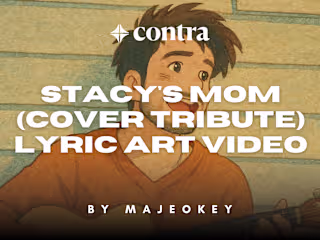STACY'S MOM (COVER TRIBUTE) LYRIC ART VIDEO