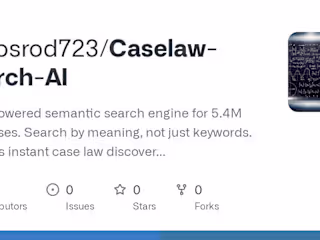 CaseLaw AI: Advanced Legal Research Platform Development