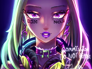 Magazine Cover for Glitchcore Magazine's 2nd Issue