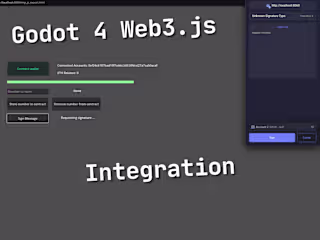 Godot 4 Web3.js Integration