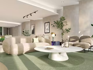 Luxury Apartment Interior 3D Rendering