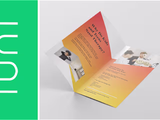 Postcard, flyer, cover for social media, etc