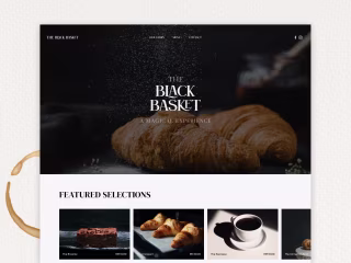 Cafe Landing Page
