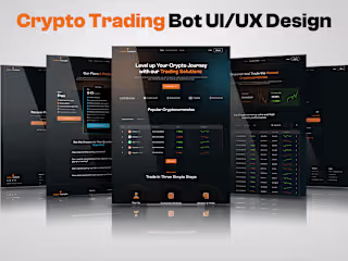 Analytics Trading Bot UI/UX Design