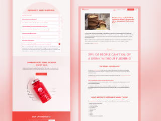 Web Design: Sunset FAQ, CTA & Blog
