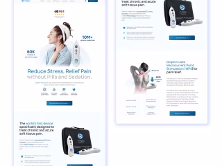 Figma Design : Medical device landing page