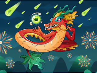 Dragon Festival Illustration