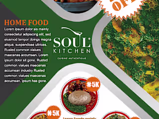 African Restaurant Flyer :: Behance