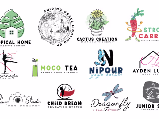I will Design Hand Drawn and Minimalist Logo