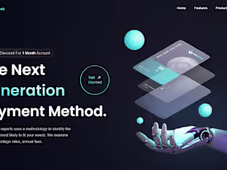 
Online Banking Website Landing Page