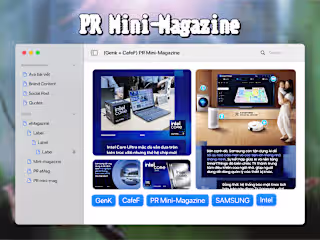 (Genk + CafeF) PR Mini-magazine