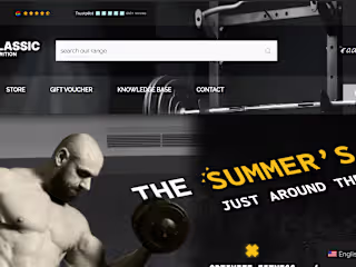 
Classic Nutrition Website, Netherlands