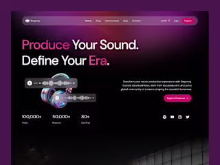 Singsong - Music Shop & Creator Website