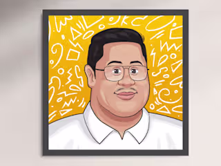Custom Vector Portrait Illustration