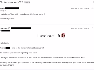 Customer service emailing