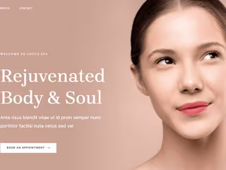
Serenity Spa - A Website Designed to Elevate Your Business