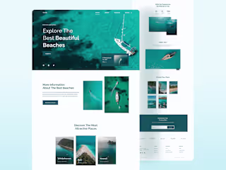 Make a responsive travel website