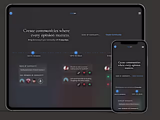 Community SaaS Website Design