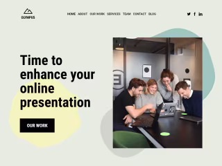 Olympus, Webflow Agency Template