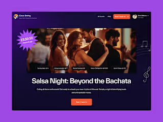 Dance Booking Platform