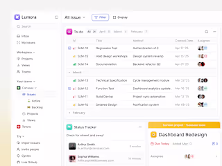 Lumora - SaaS Project Management | Dashboard
