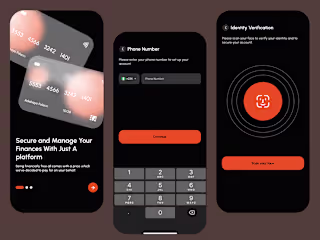 Dark theme Banking app