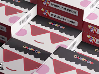 Brand Identity: Candy Co, funky jewelry brand