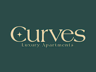 Curves Luxury Apartments Complex logo design