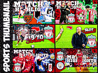 Sport YouTube Thumbnail Design